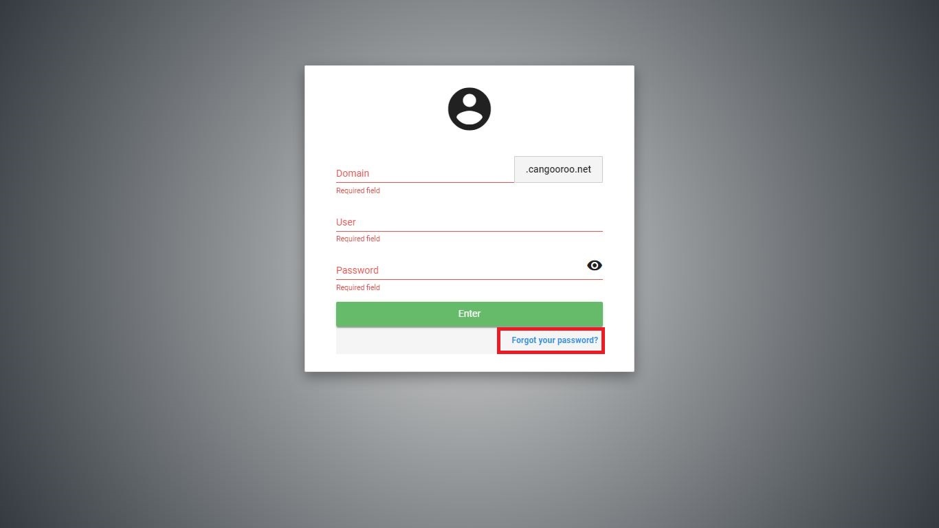 Client Knowledge Base - Cangooroo > Now, you can change or reset your intranet password > Tela de login_Inglês.JPG